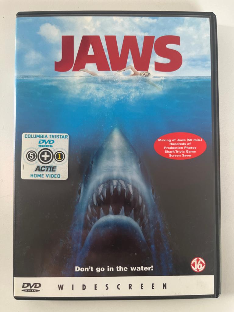 Jaws DVD - Klassieke Steven Spielberg Thriller, Vanaf 16 jaar, Ophalen of Verzenden, Zo goed als nieuw, Actie