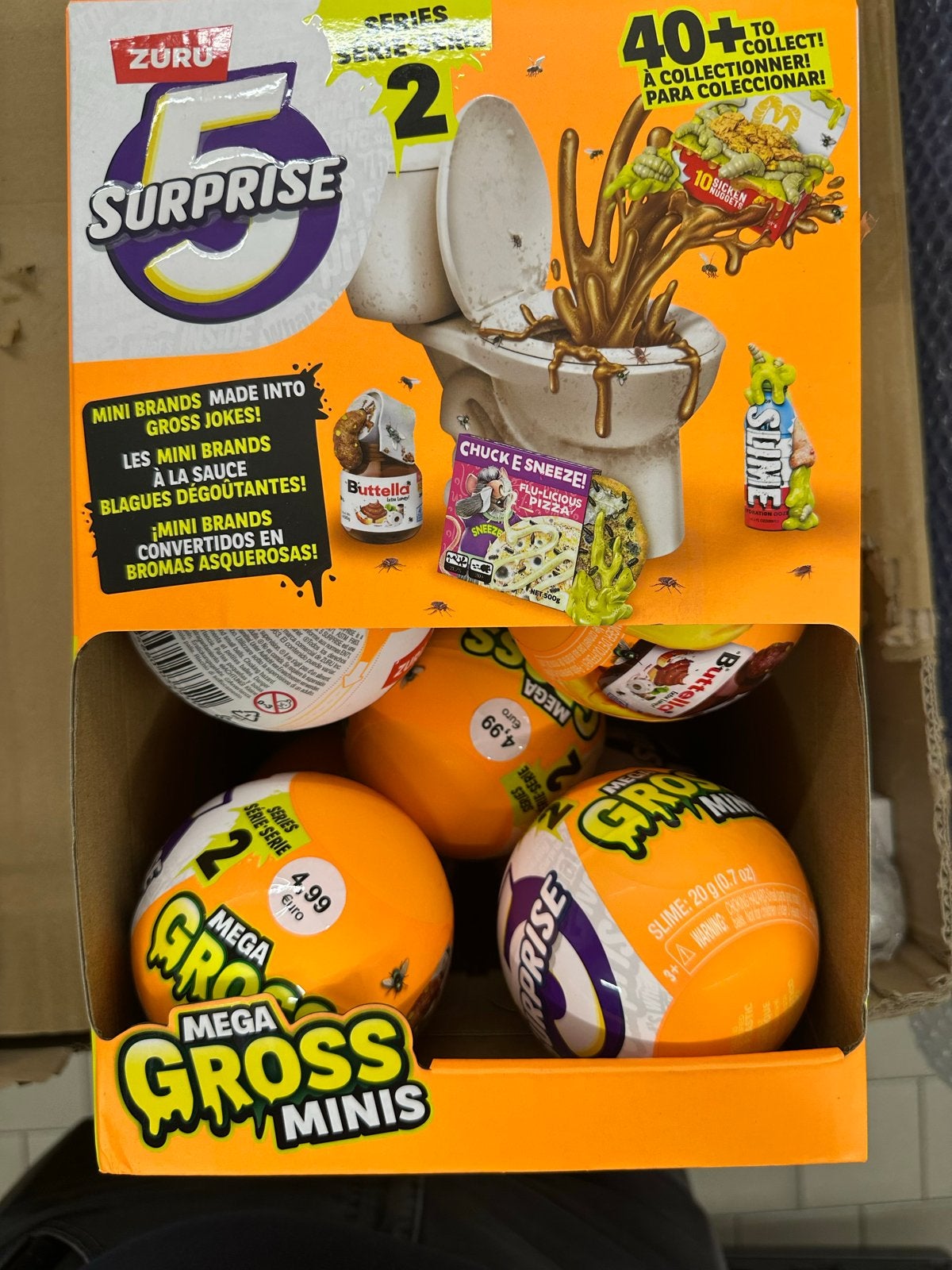 Partij 24 stuks Zuru 5 Surprise Mega Gross Minis Serie 2, Ophalen of Verzenden, Nieuw, Jongen of Meisje