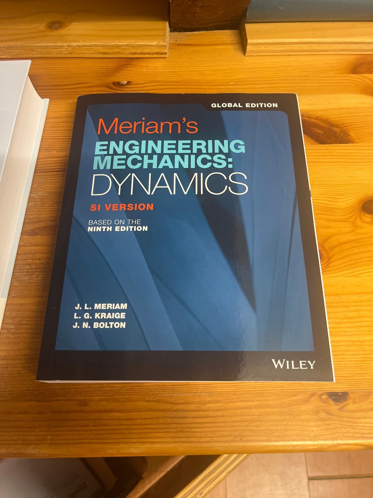 Meriam's Engineering Mechanics: Dynamics SI Version, Boeken, Techniek, Zo goed als nieuw, Werktuigbouwkunde, Ophalen of Verzenden
