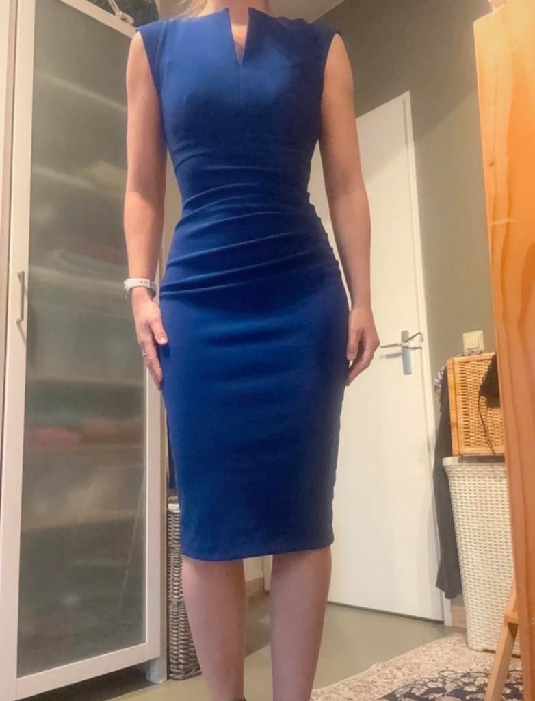 Diva Catwalk Galajurk Feestjurk - Zo goed als nieuw, Blauw, Ophalen of Verzenden, Zo goed als nieuw, Maat 34 (XS) of kleiner