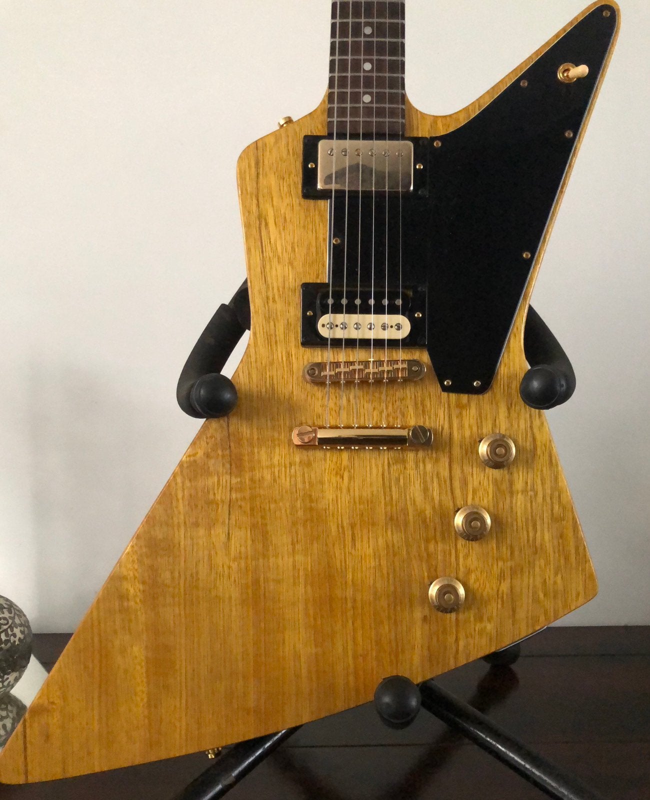 Explorer 58 korina guitar (handmade) 3,8 kg, Muziek en Instrumenten, Snaarinstrumenten | Gitaren | Elektrisch, Ophalen of Verzenden