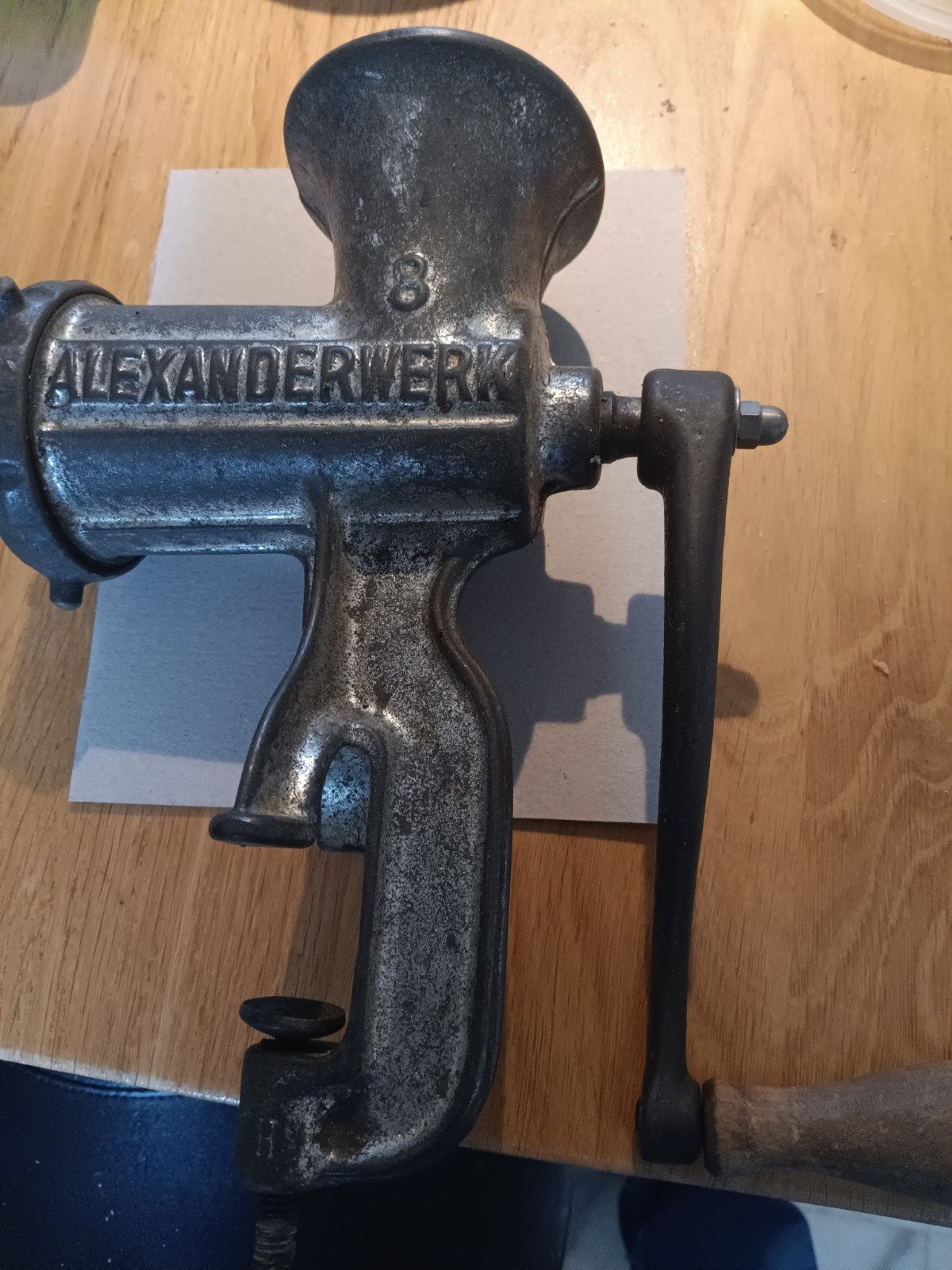 Antieke Alexanderwerk Gehaktmolen - Vintage Keukengerei, Ophalen of Verzenden