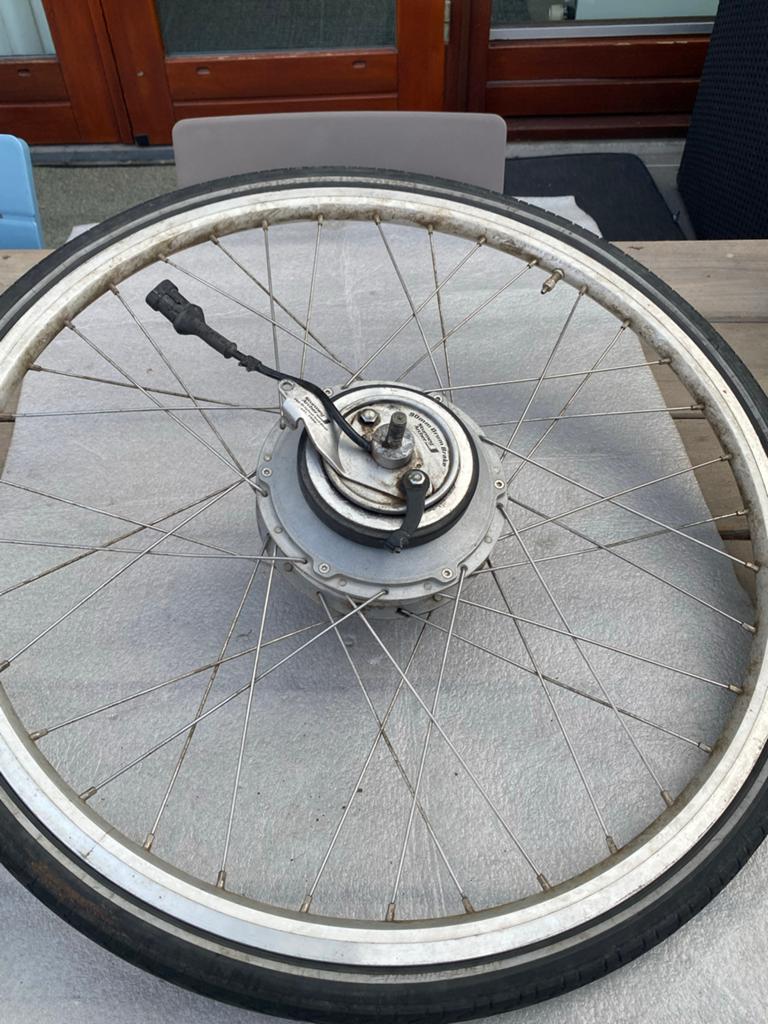 Achterwiel Batavus Padova Easy E-bike met Motor, Gebruikt, Ophalen of Verzenden, Aluminium, Elektrische fiets