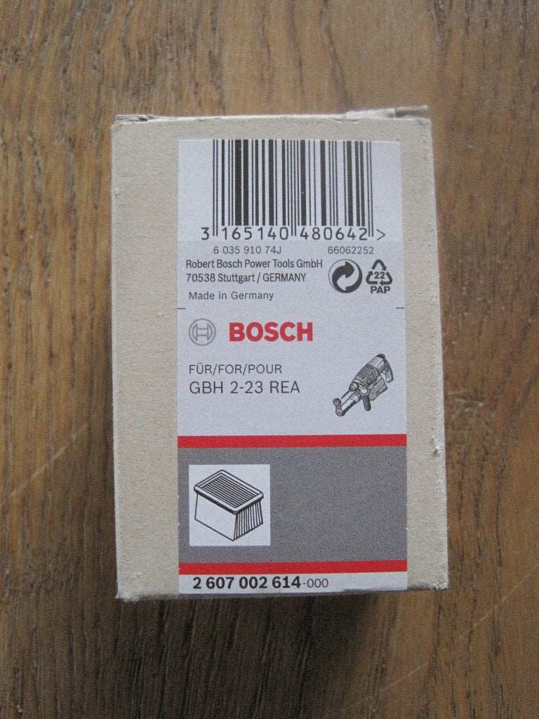 Hepa filter voor Bosch GBH 2-23 REA GSB 19-2 REA 2607002614, 600 watt of meer, Boor- en/of Breekhamer, Nieuw, Ophalen of Verzenden