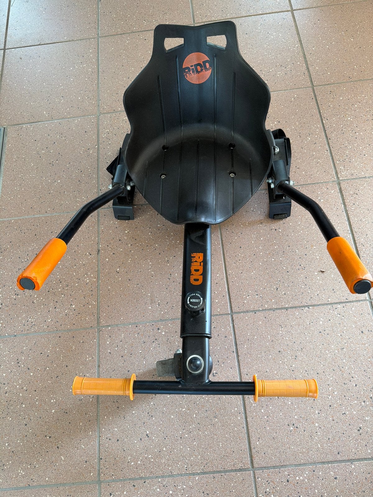 Ridd hoverboard zitje - Zwart met oranje accenten, Ophalen, Gebruikt, Overige typen