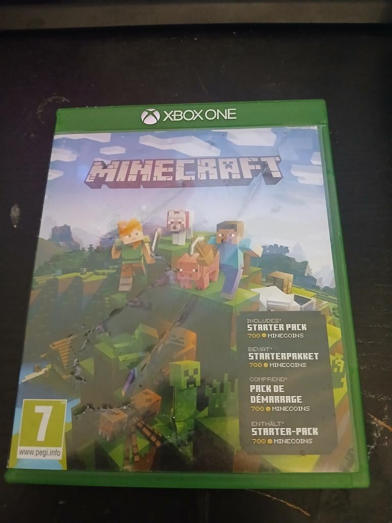 Minecraft Xbox One - Inclusief Starter Pack & Minecoins, Spelcomputers en Games, Games | Xbox One, Gebruikt, Strategie en Constructie
