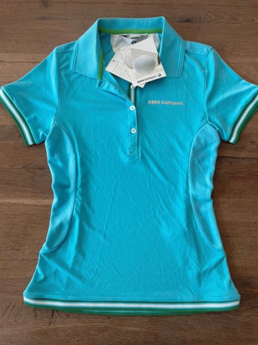 Nieuw blauw BMW Golf poloshirt dames. Maat S, Ophalen of Verzenden, Nieuw, Kleding