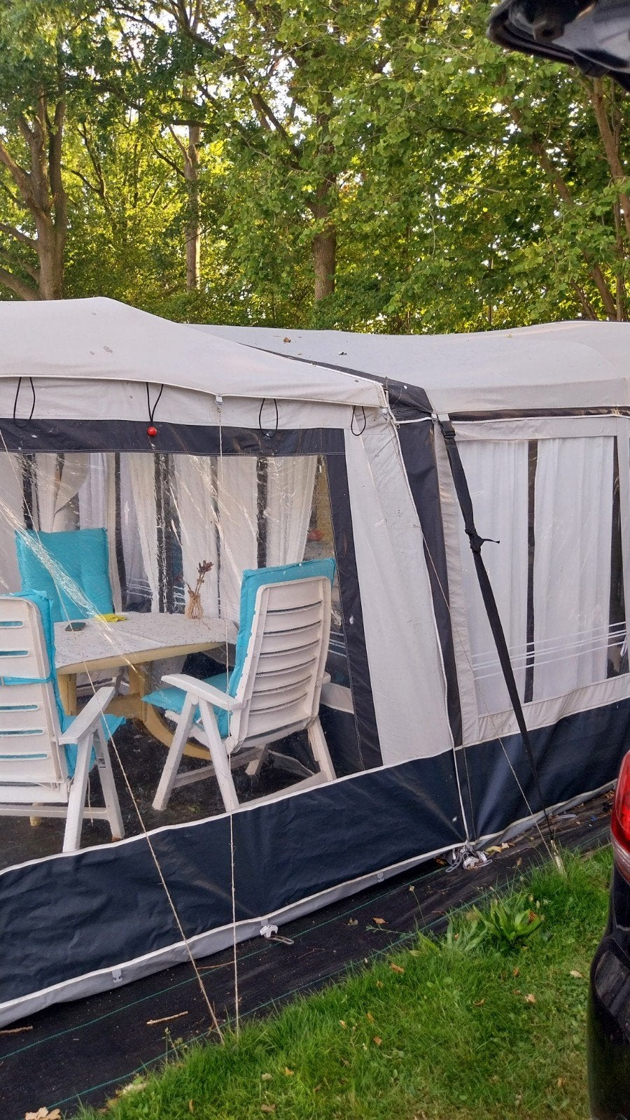 Dorema voortent en luifel, Ophalen, Gebruikt