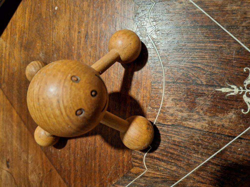 Houten massage spin - ontspanning en welzijn, Ophalen of Verzenden