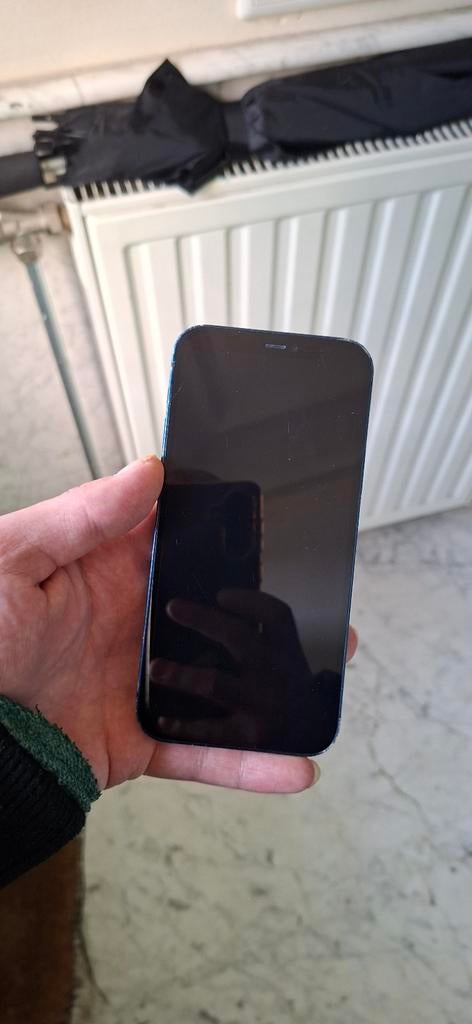 iPhone 12 - mogelijk met FaceID probleem, Ophalen, Blauw, Zonder simlock, Niet werkend