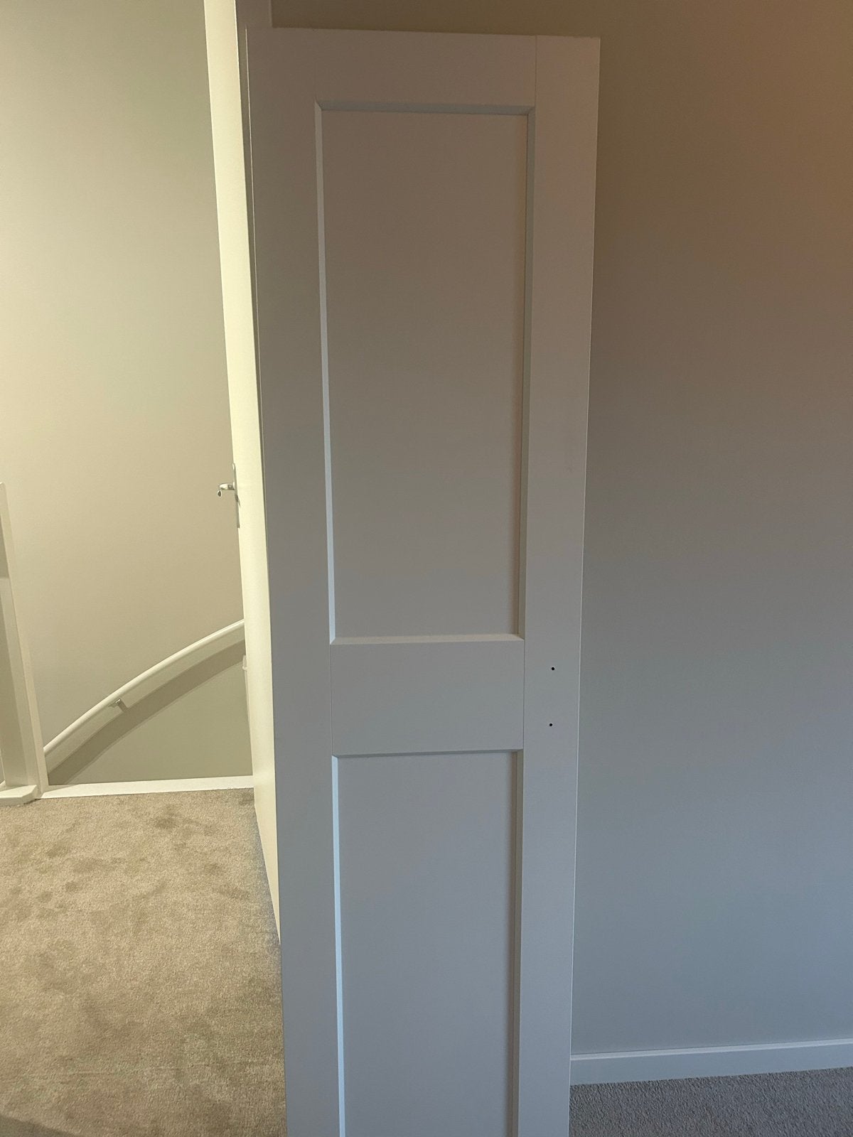 3 IKEA Pax Grimo deuren wit voor kast van 200cm, Ophalen, Overige materialen, Gebruikt, 200 cm of meer