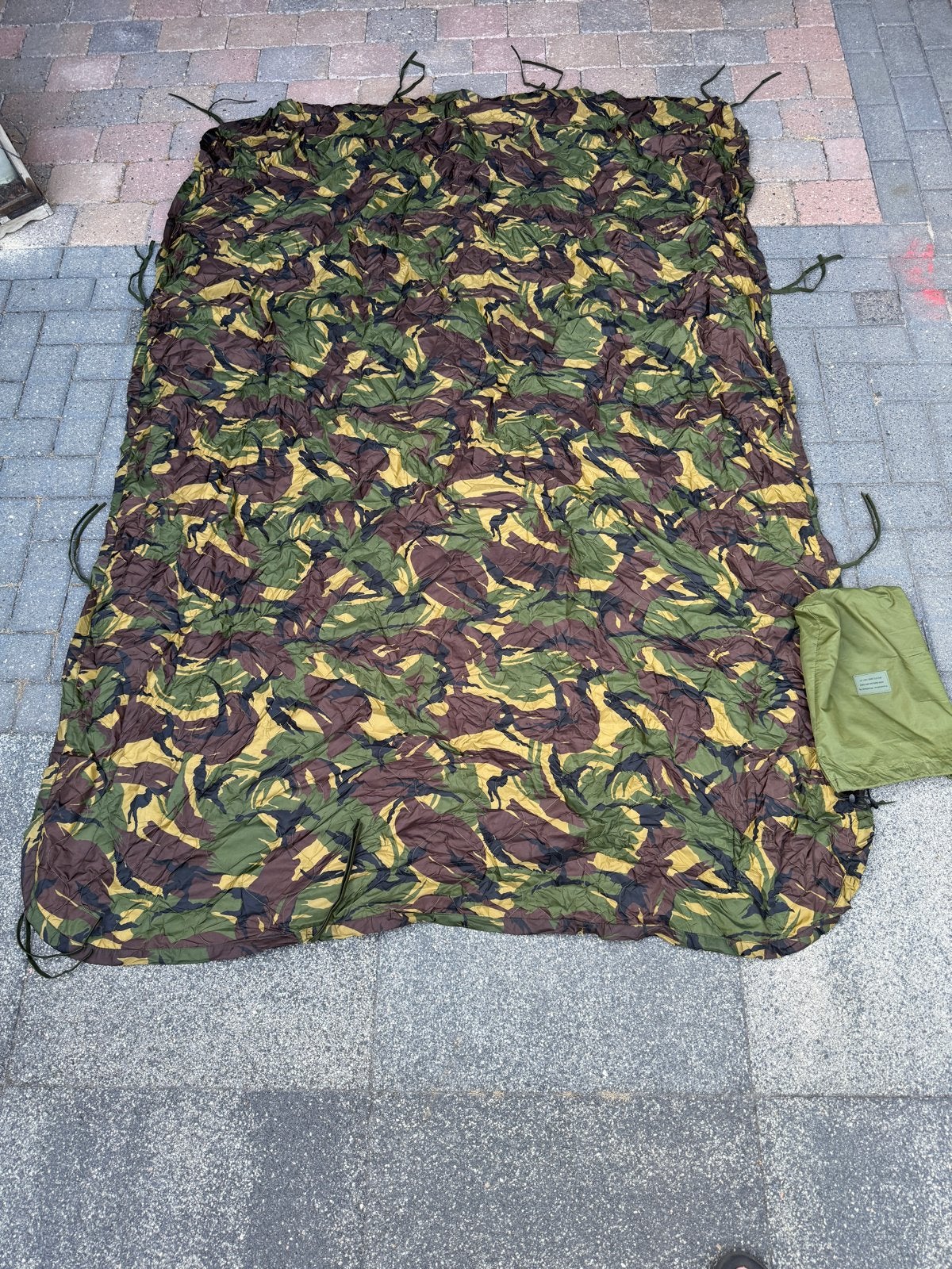 Poncholiner compleet - Camouflage deken/slaapzak, Ophalen, Zo goed als nieuw