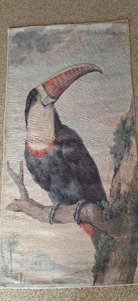Vloerkleed, Ophalen, Grijs, 100 tot 150 cm, 50 tot 100 cm