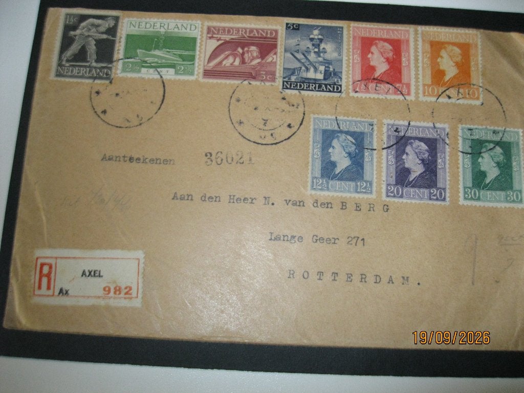 Divers poststukken Nederland, Ophalen of Verzenden, Envelop