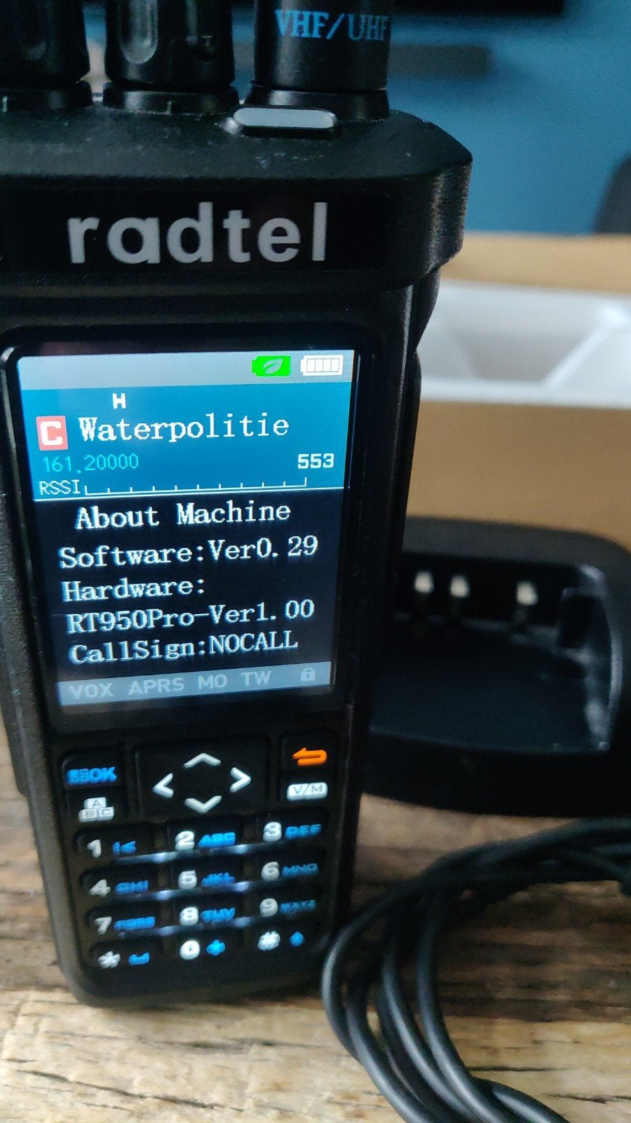RadTel RT950Pro Portofoon 0.29 software, Ophalen of Verzenden, Nieuw, 15 km of meer