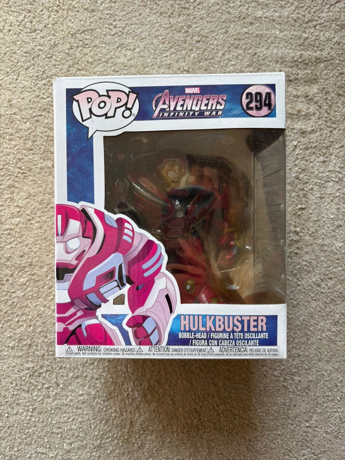 Funko pop Hulkbuster #294, Ophalen of Verzenden, Nieuw