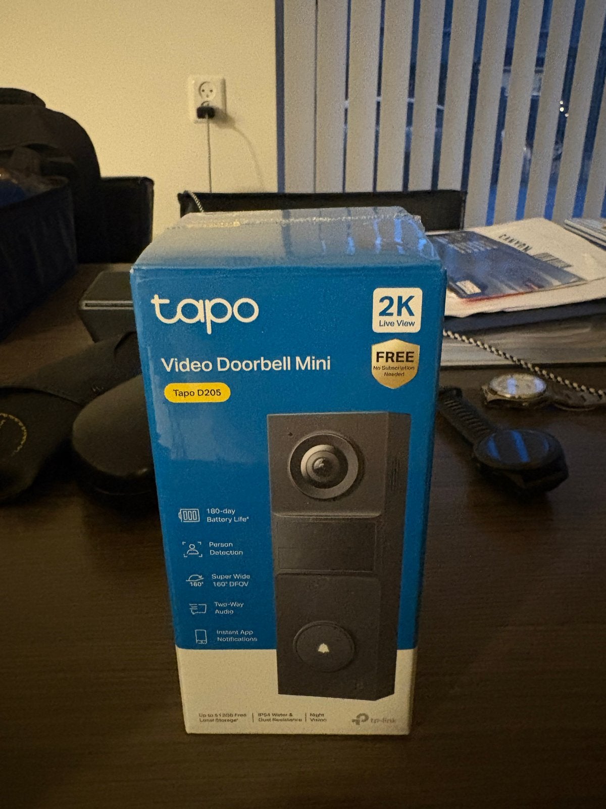 Tapo Video Deurbel Mini D205, Ophalen of Verzenden, Nieuw, Buitencamera