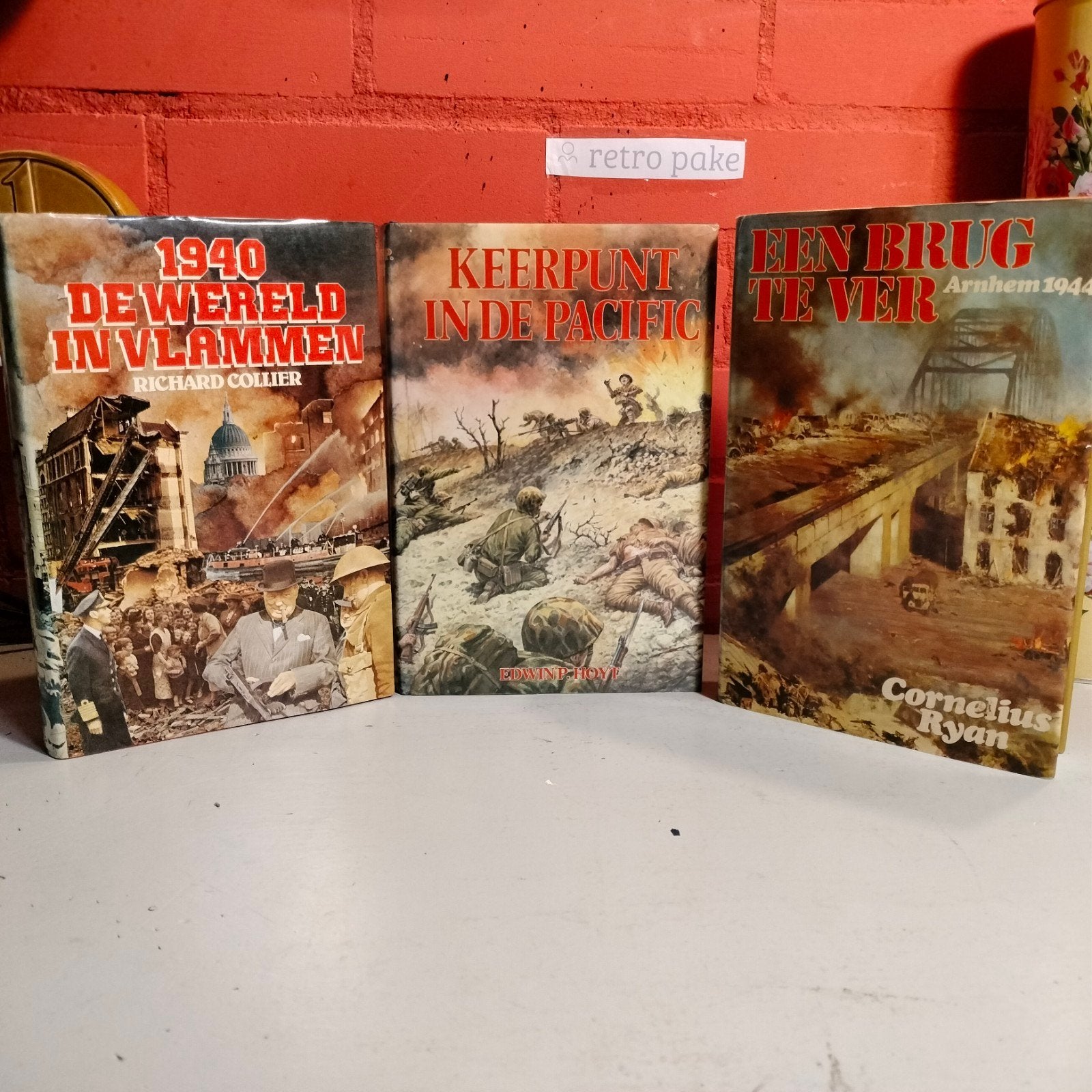 Boeken over de Tweede Wereldoorlog 1940 Keerpunt Brug te ver, Ophalen of Verzenden, Richard Collier, Cornelius Ryan, Algemeen