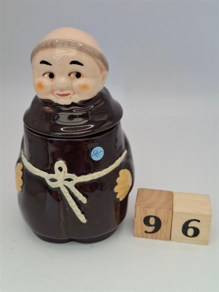 Goebel honingpot in de vorm van een monnik nr. 096, niet gem, Ophalen of Verzenden, Zo goed als nieuw, Bord(en), Overige stijlen