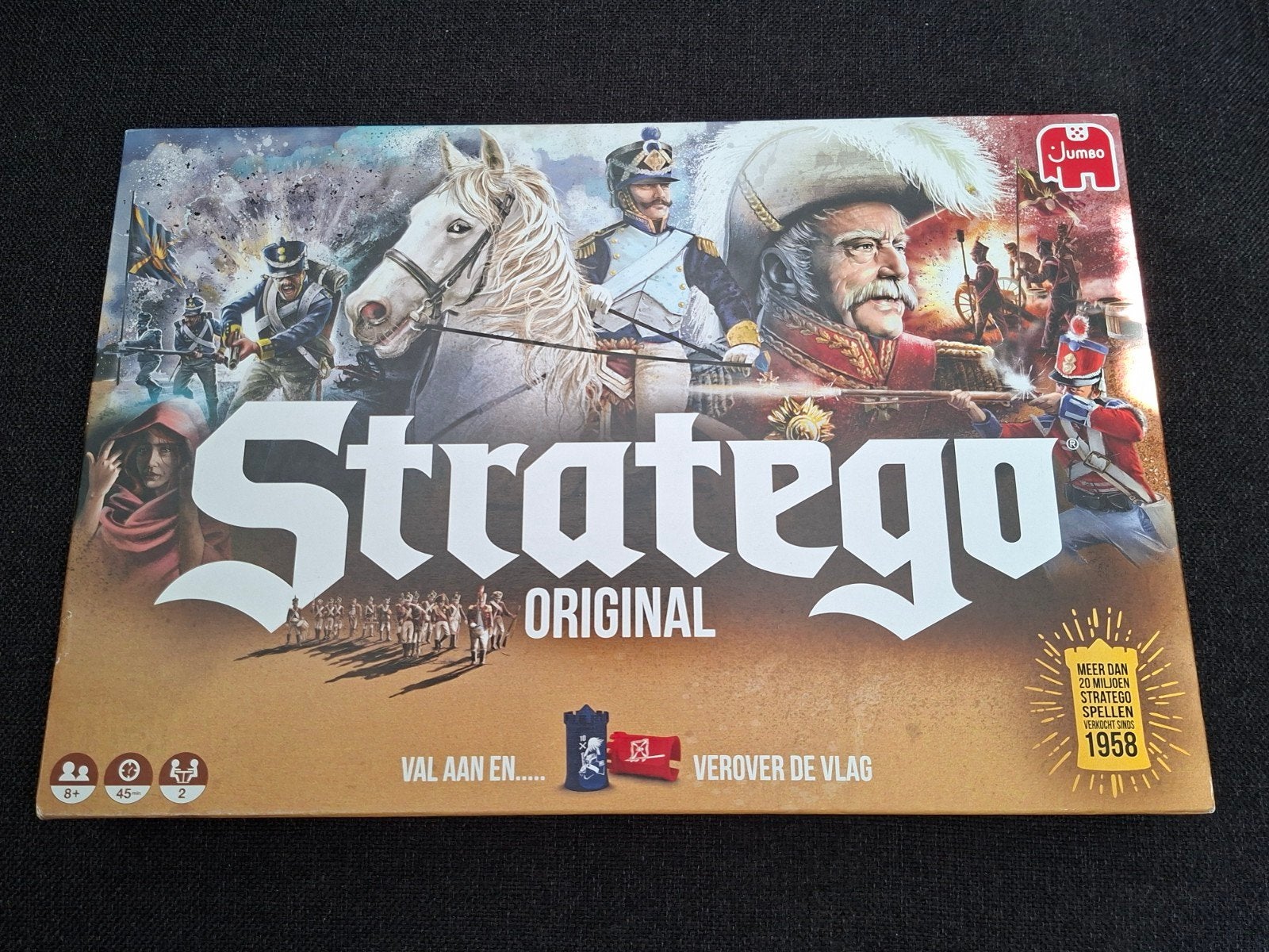 Stratego original bordspel (2) - Jumbo 2022, Een of twee spelers, Ophalen of Verzenden, Zo goed als nieuw, Jumbo