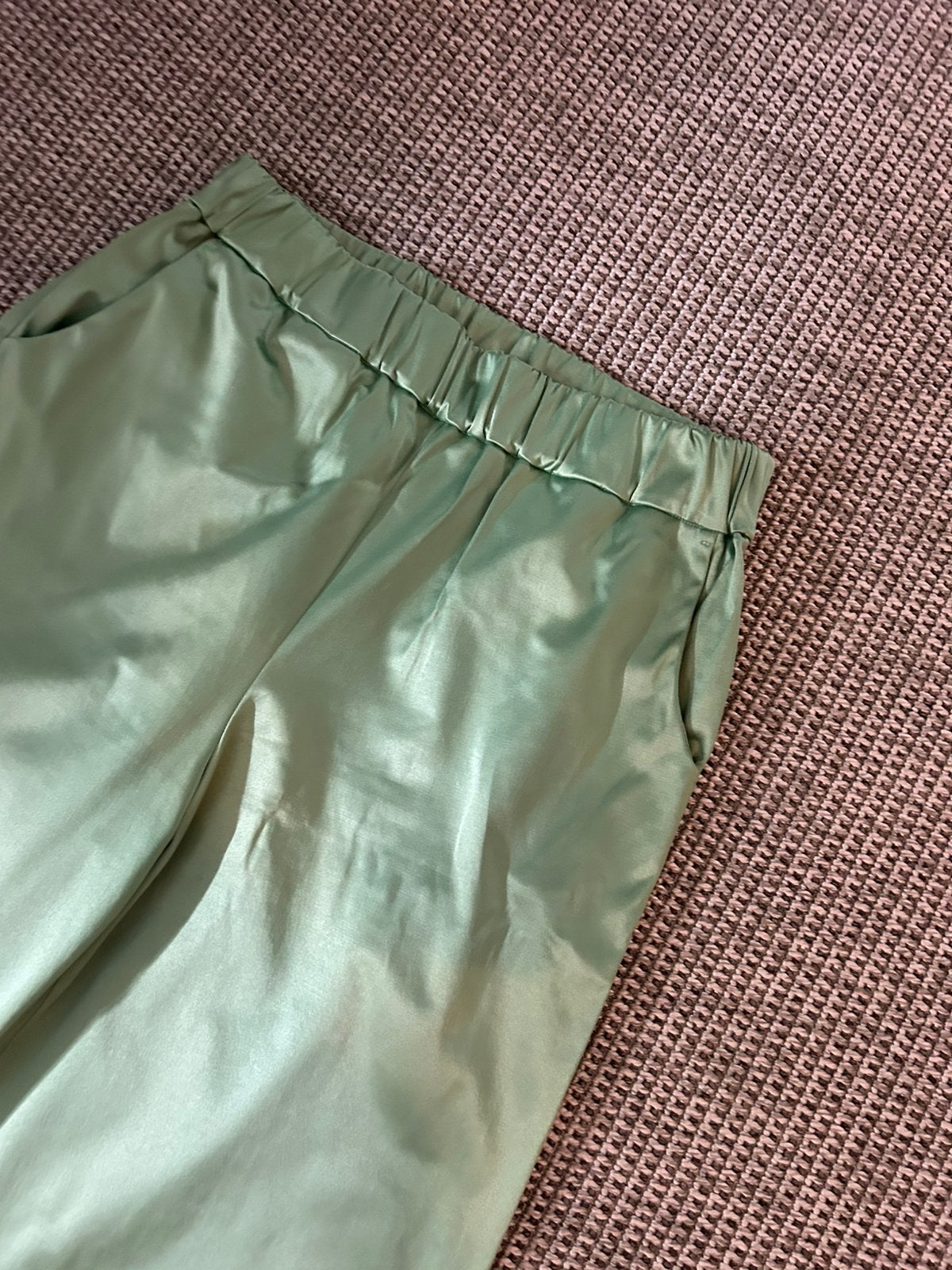 Pantalon wide leg van Femnes du Sud, Ophalen of Verzenden, Zo goed als nieuw, Groen, Lang