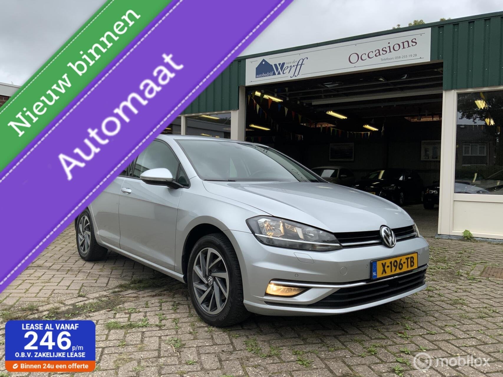 Volkswagen Golf 1.0 TSI Comfortline,CarPlay,Cruise,Park sens, Auto's, Stof, Gebruikt, Automatische klimaatregeling, 620 kg
