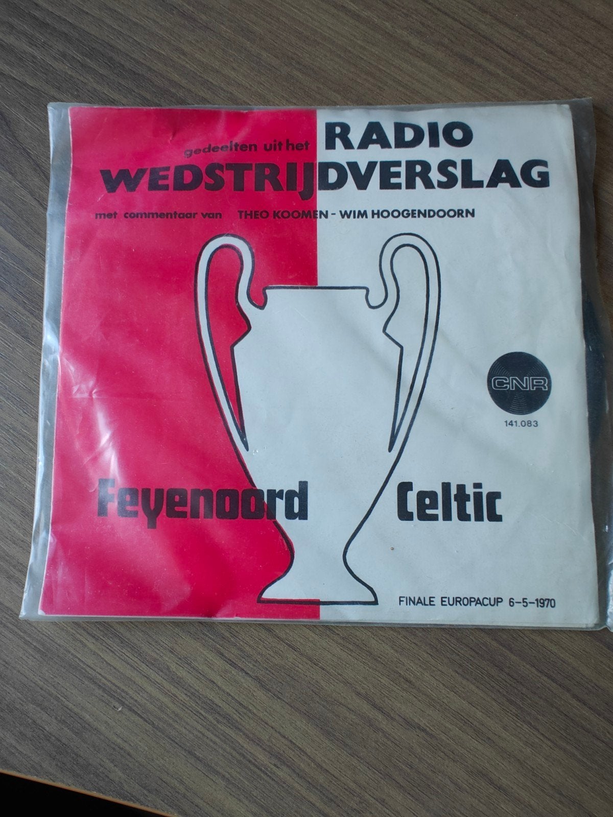 Feyenoord - Celtic Finale Europacup -1970 Vinyl Single, Cd's en Dvd's, Gebruikt, Overige genres, 7 inch, Ophalen of Verzenden