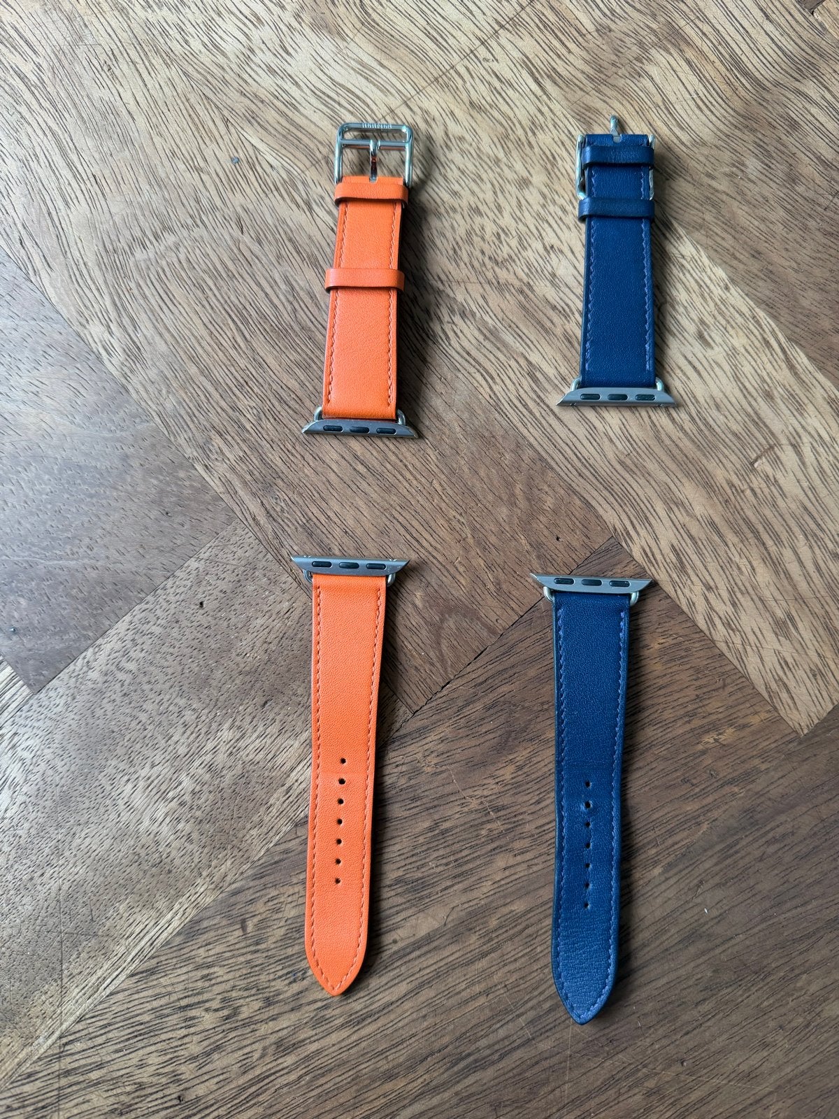 Originele Hermes Apple Watch bandjes, Ophalen of Verzenden, Gebruikt, Oranje