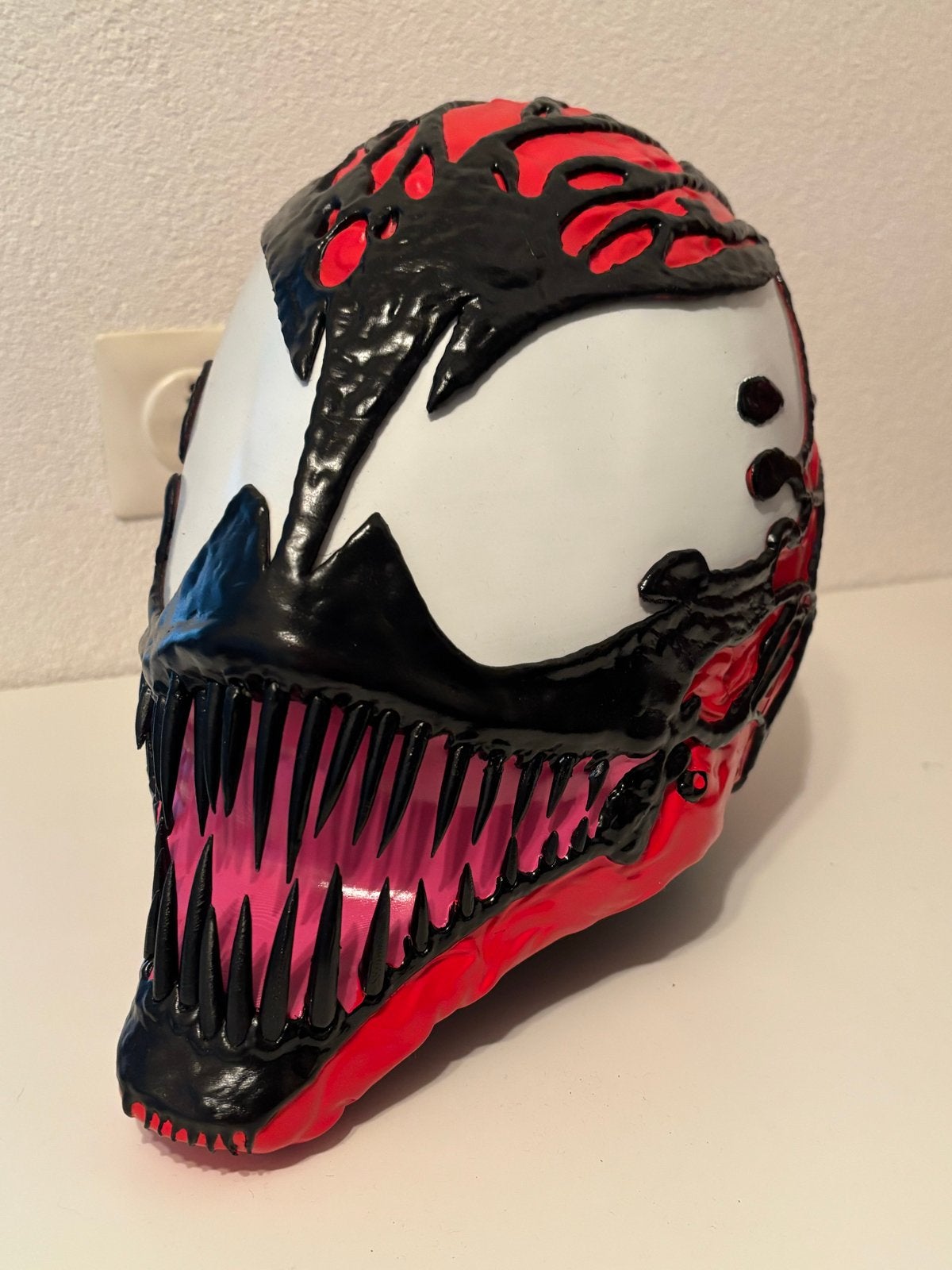 Carnage Masker - 3D geprint - life size, Film en tv, Handgemaakt, Meerkleurig, Ophalen of Verzenden