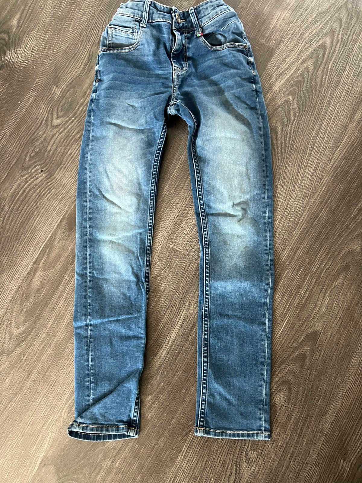 Vingino spijkerbroek maat 140, Ophalen of Verzenden, Gebruikt, Jongen, Broek