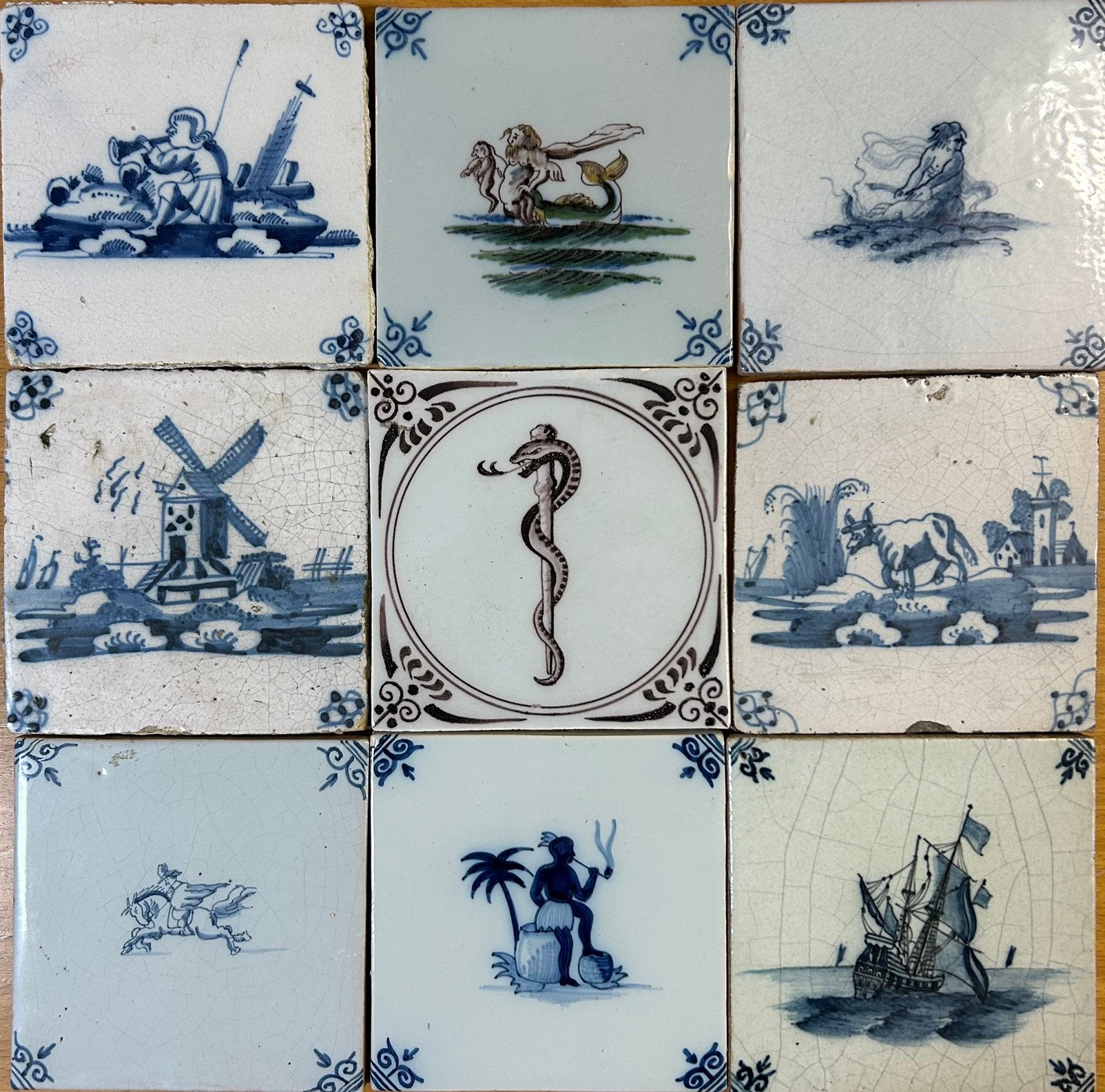 Oude tegeltjes, Antiek en Kunst, Ophalen of Verzenden