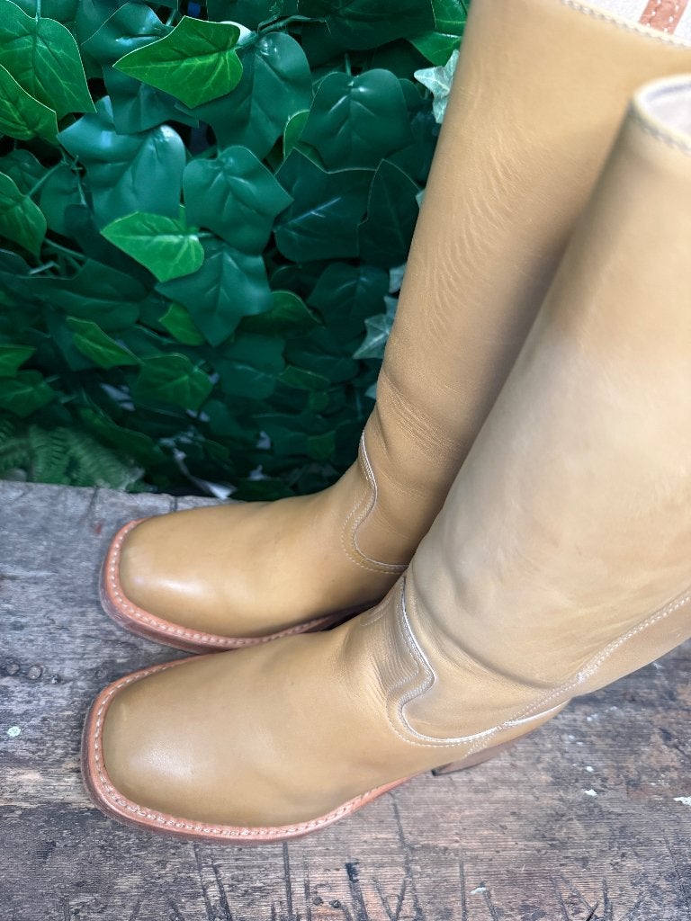 prachtige vintage blokhak laarzen van Sendra maat 38, Overige kleuren, Nieuw, Ophalen of Verzenden, Sendra