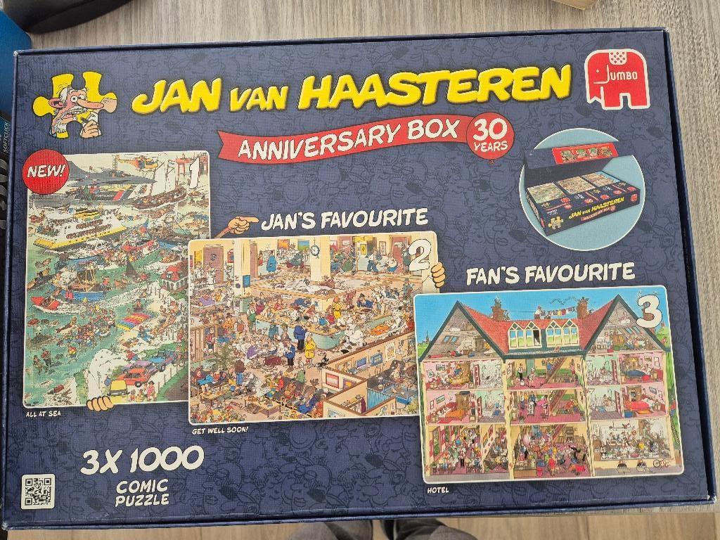JvH Anniversery box 2x 1000 stuks legpuzzel, Hobby en Vrije tijd, Denksport en Puzzels, Ophalen, 500 t/m 1500 stukjes, Zo goed als nieuw