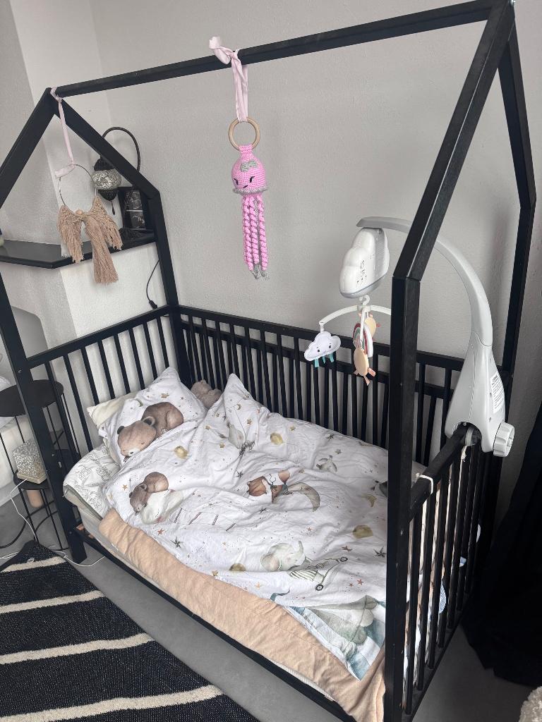 Babybed meegroei ledikant, Kinderen en Baby's, Babywiegjes en Ledikanten, Ophalen, Gebruikt, Ledikant