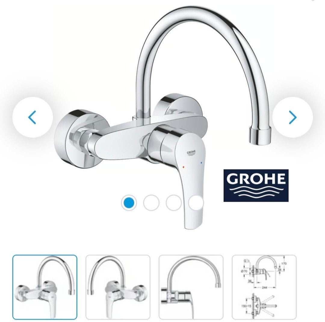 3 NIEUW Grohe Eurosmart Keukenmengkraan Chroom
Winke, Ophalen of Verzenden, Nieuw