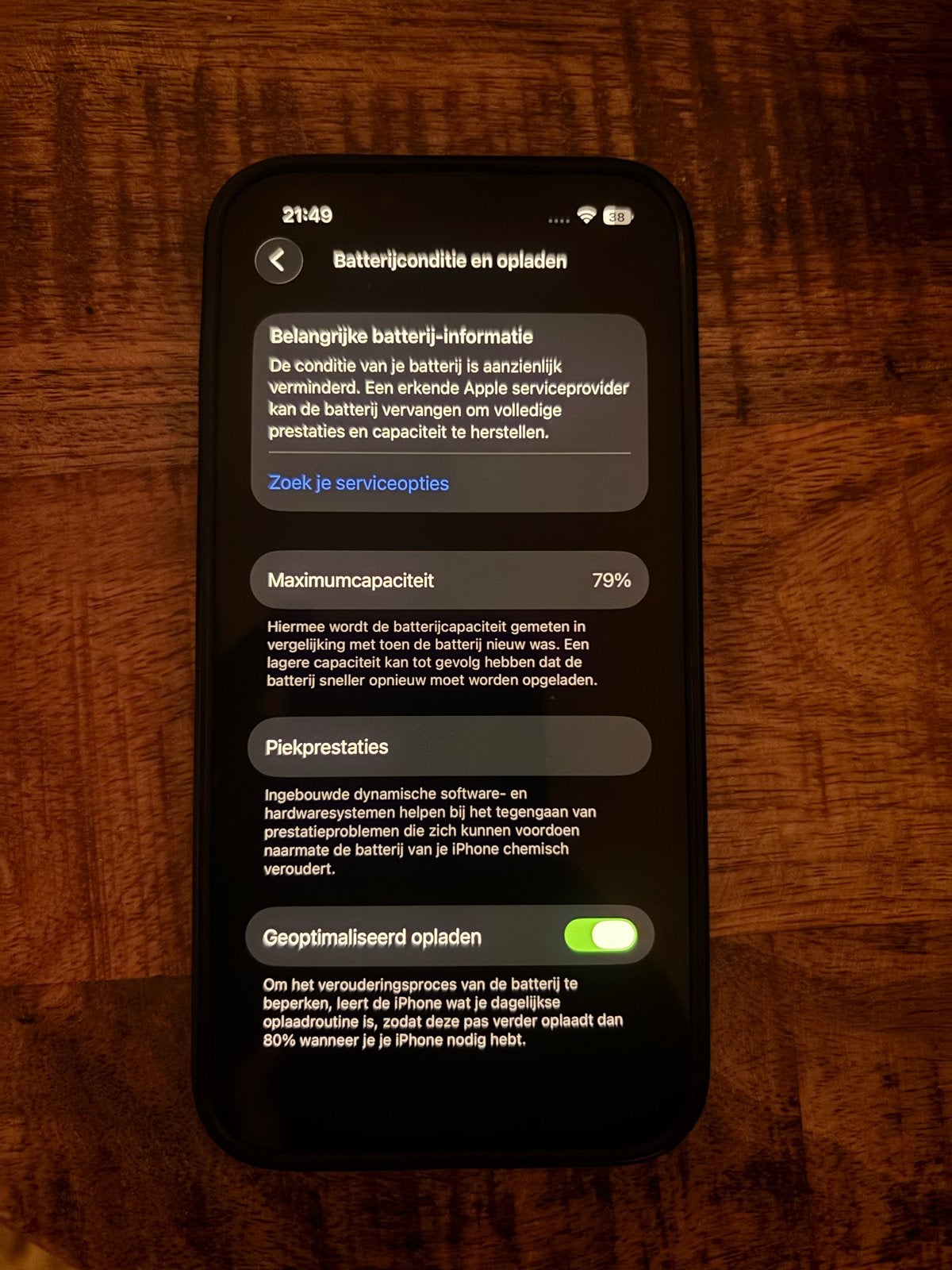 iPhone 13 Zwart 128GB - Camera defect, Zwart, IPhone 13, Ophalen of Verzenden, Zonder simlock