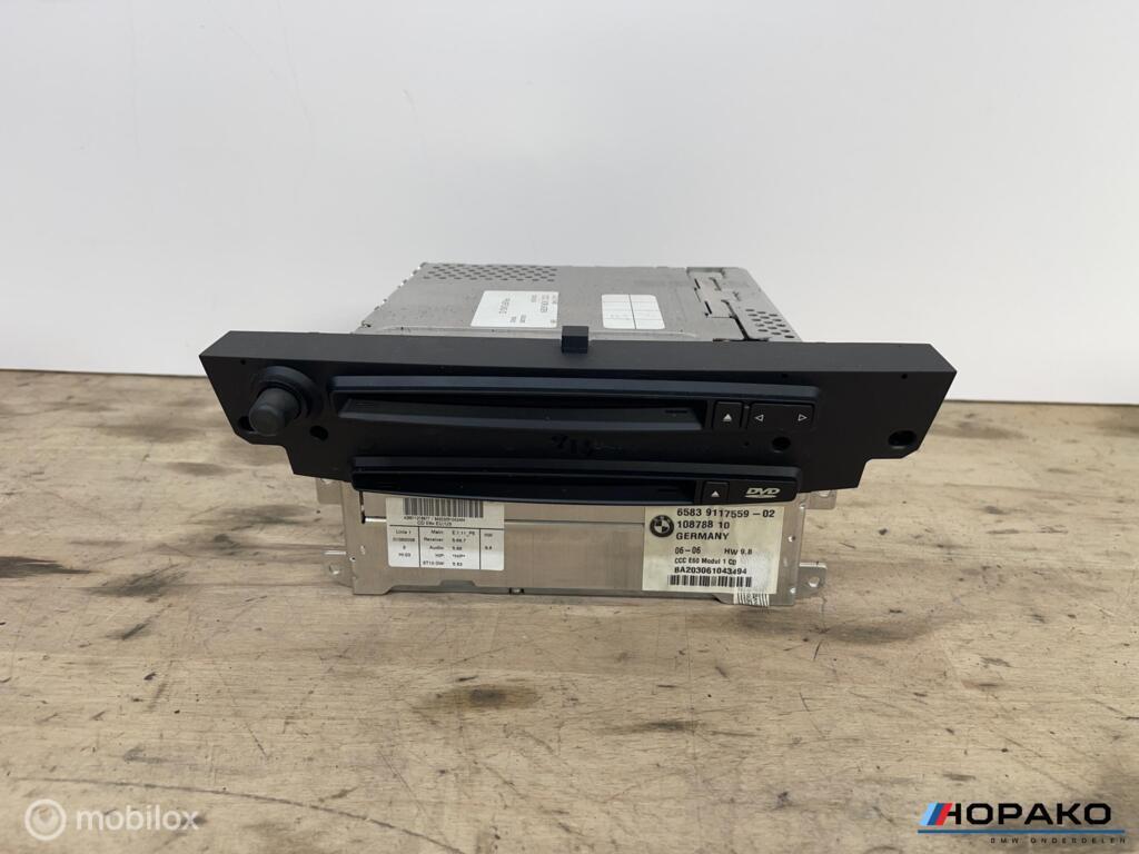 Radio BMW 5 / 6 serie E60 E61 E63 E64 | 65839117559, Gebruikt, Einsteinlaan 5 rijswijk, Bmw, Ophalen of Verzenden