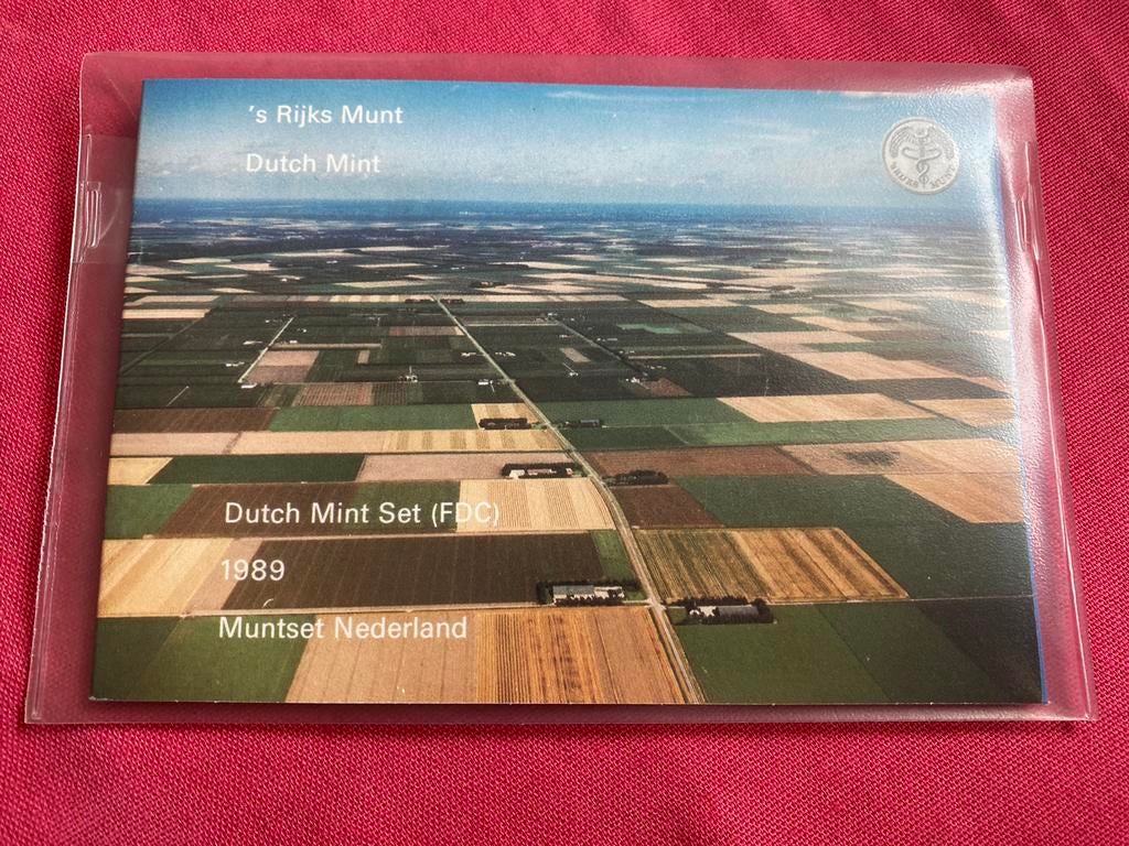 UNC Jaarset Flevoland met alle munten uit 1989 van Beatrix, Verzenden, Koningin Beatrix, Setje