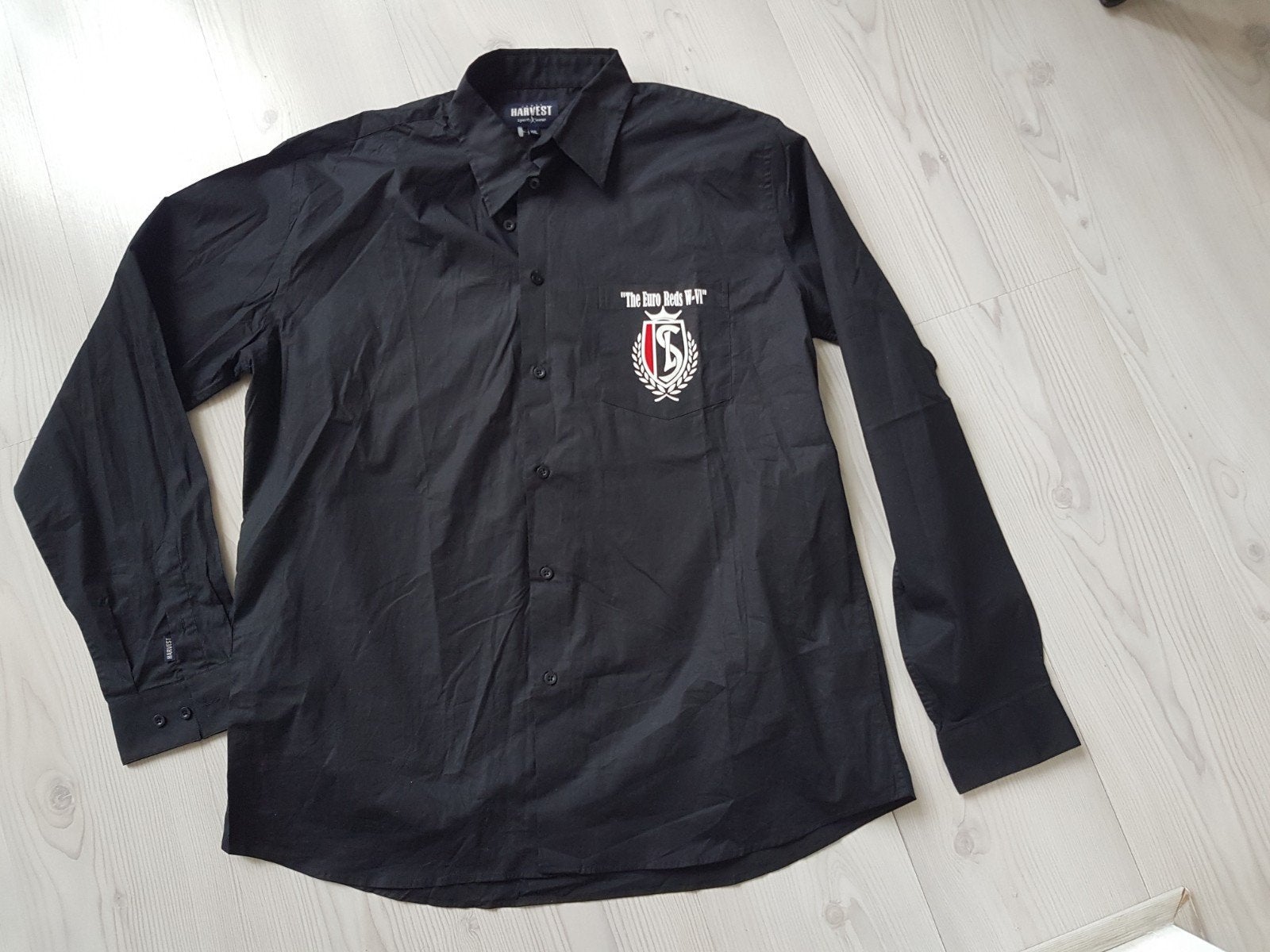 Standard Luik heren overhemd in size xxl, Ophalen of Verzenden, Zo goed als nieuw, Blauw, Overige halswijdtes