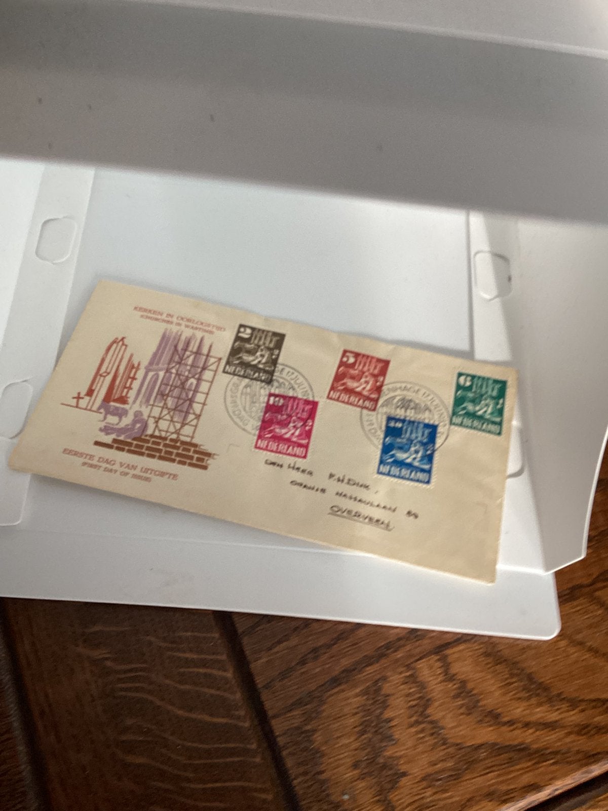 Bijzondere Nederlandse Eerste Dag Envelop – 17 juli 1950, Ophalen of Verzenden, Na 1940, Gestempeld
