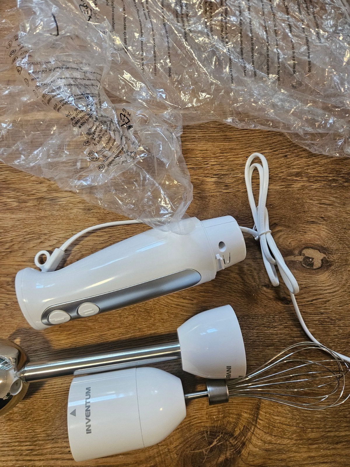 Inventum Staafmixer met Garde - Nieuw in Verpakking, Minder dan 1 liter, Ophalen of Verzenden, Nieuw, 2 snelheden