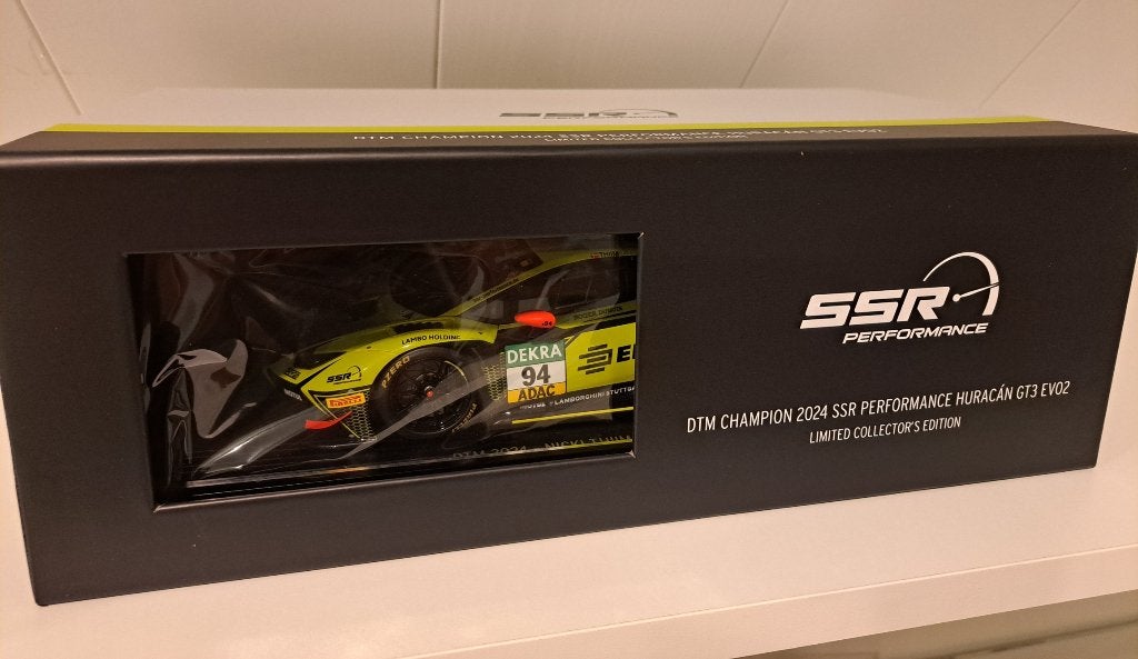 Spark LAMBORGHINI HURACAN EVO2 GT3 DTM 2024 1:18, Ophalen of Verzenden, Nieuw, Auto, Overige merken