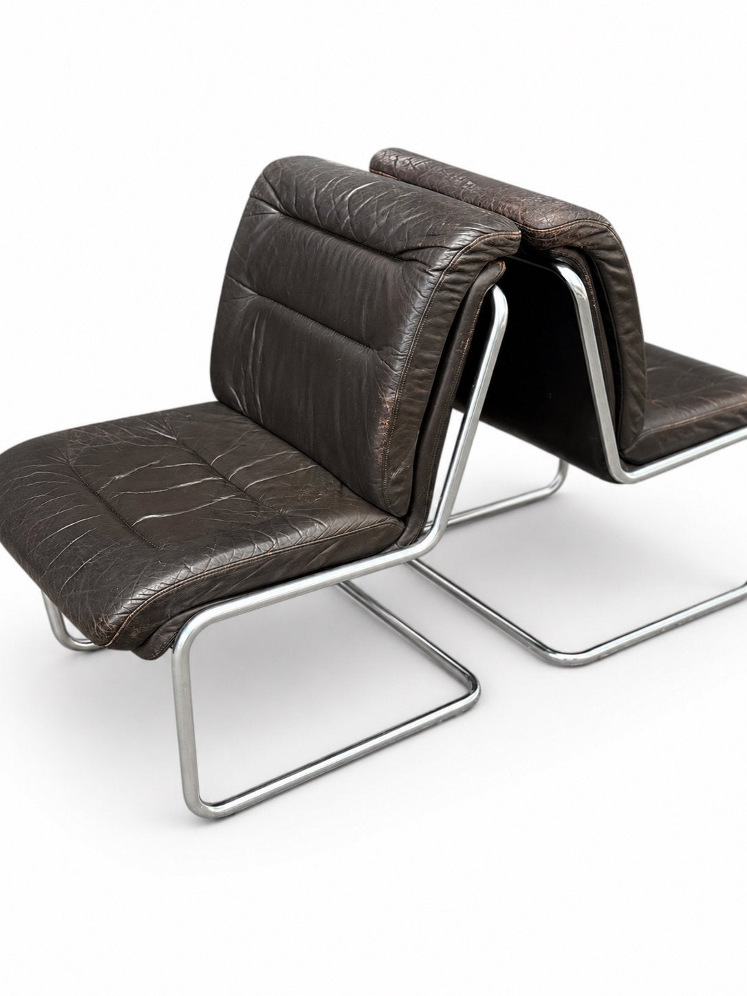 Vintage Bauhaus Fauteuils Mauser Germany, Ophalen, Bauhaus marcel breuer mart stam knoll corbusier, Minder dan 75 cm, Zo goed als nieuw