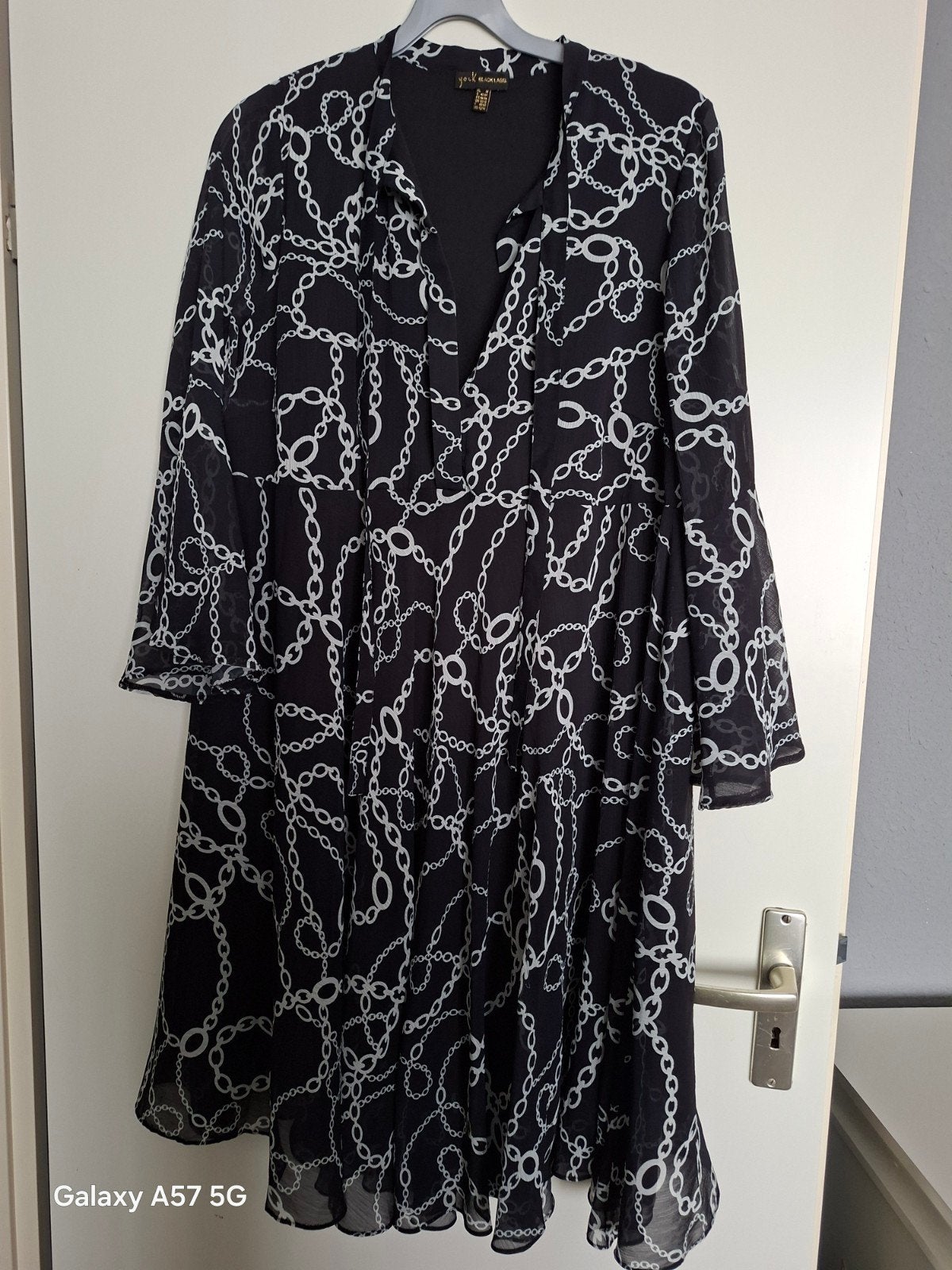 YOEk BLACK LABEL MT M (48) super jurk, Verzenden, Nieuw, Zwart, Jurk