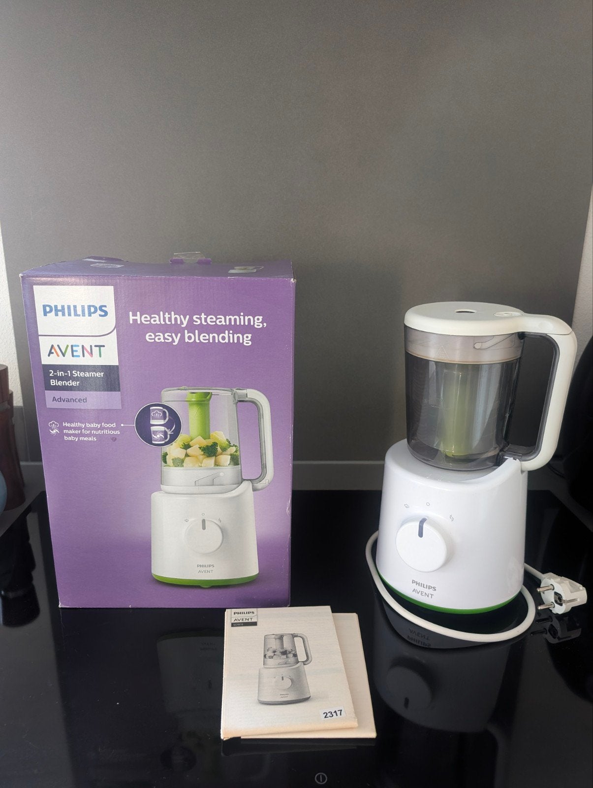 Philips Avent 2-in-1 Stoomkoker en Blender, Ophalen of Verzenden, Gebruikt, Blender
