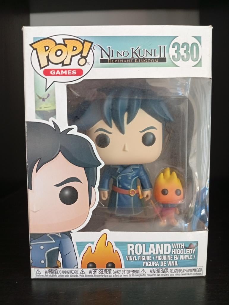 Funko Pop! Ni no Kuni II: Roland with Higgledy #330, Ophalen of Verzenden, Zo goed als nieuw