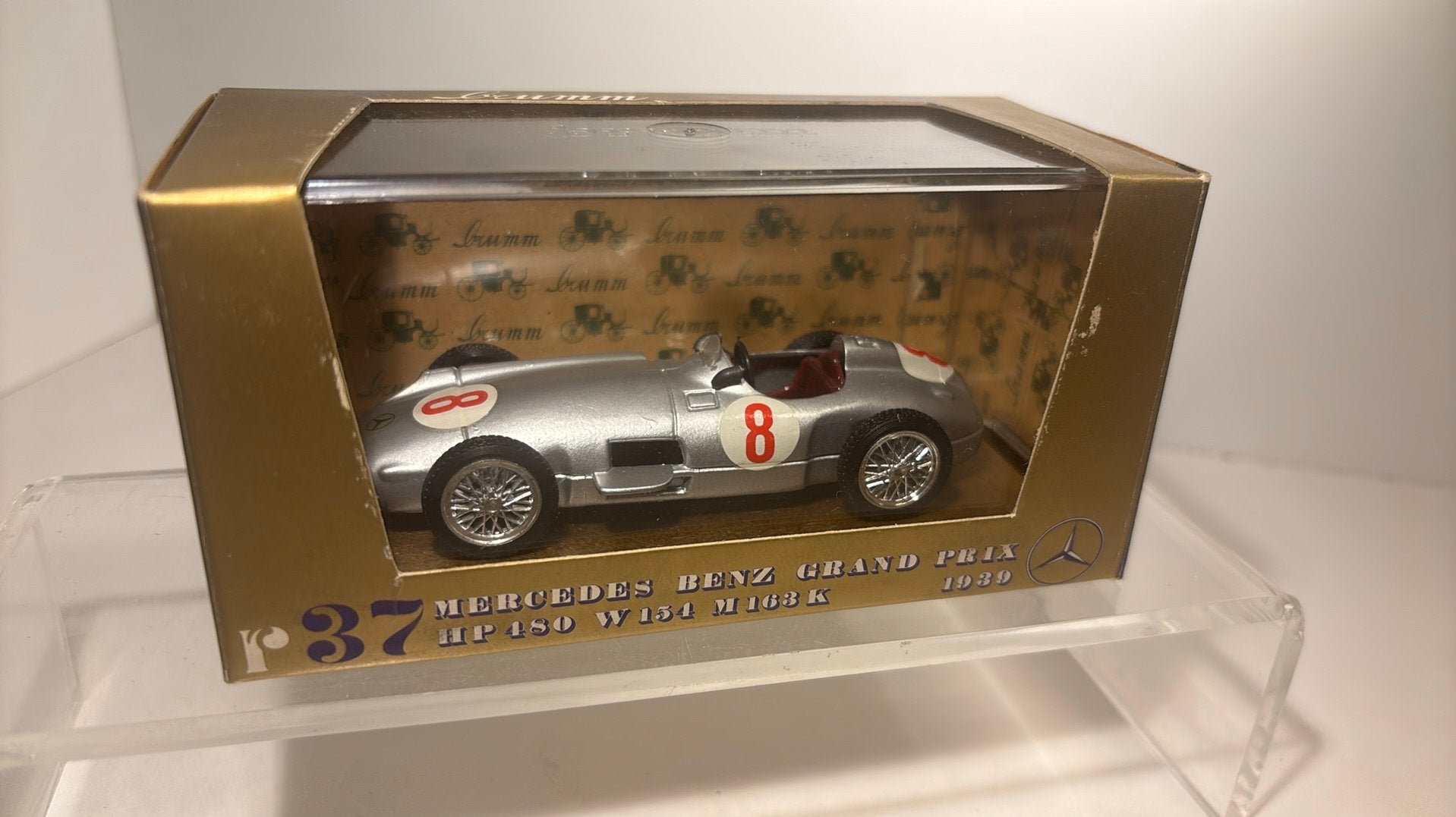 Mercedes benz grand prix 1939 brumm 1.43, Overige merken, Auto, Ophalen of Verzenden, A