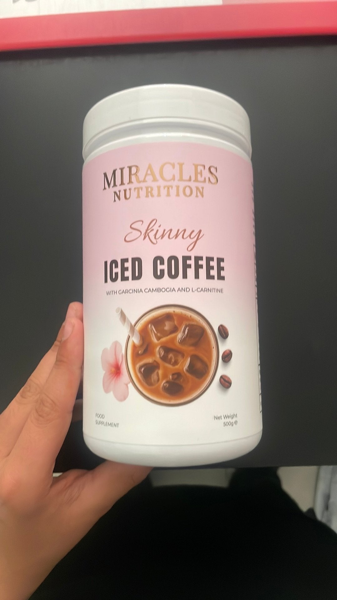 Miracles Nutrition Skinny Iced Coffee 500g, Ophalen of Verzenden, Nieuw, Poeder of Drank
