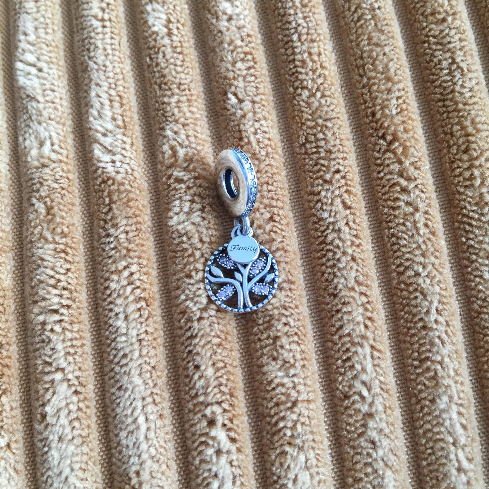 Familie levensboom bedeltje zilveren pandora s925 stempel, Sieraden, Tassen en Uiterlijk, Ophalen of Verzenden, Nieuw, Zilver