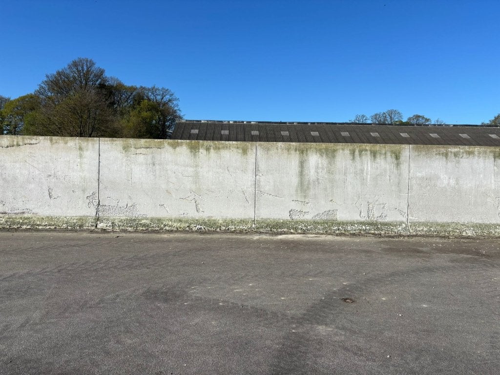 Gebruikte keerwanden / L-wanden 250 cm hoog + hoekstukken, Tuin en Terras, Bielzen en Borders, Gebruikt, 200 cm of meer, Ophalen of Verzenden